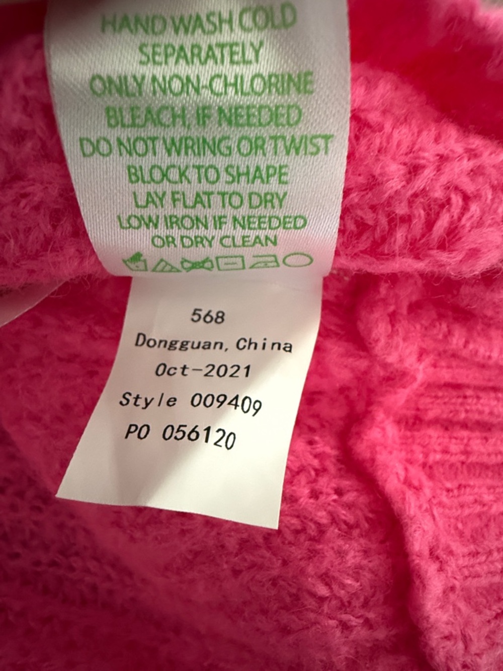 Lilly Pulitzer Bright Pink V-Neck Knit Sweater - Picture 6 of 6